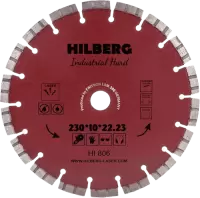 Алмазный диск по железобетону 230*22.23*10*3.2мм Industrial Hard Laser Hilberg HI806