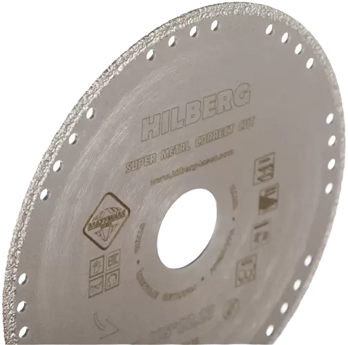Алмазный диск по металлу 125*22.23*3*1.5мм Super Metal Correct Cut Hilberg 502125 - интернет-магазин «Стронг Инструмент» город Воронеж