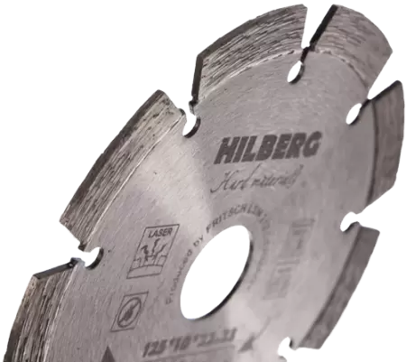 Алмазный диск по железобетону 125*22.23*10*2.0мм Hard Materials Laser Hilberg HM102 - интернет-магазин «Стронг Инструмент» город Воронеж