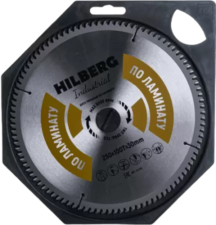 Пильный диск по ламинату 250*30*Т100 Industrial Hilberg HL250 - интернет-магазин «Стронг Инструмент» город Воронеж