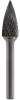 Борфреза снарядная - парабола по металлу 16мм тип G (SPG) Strong СТМ-51760016