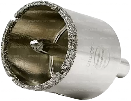 Алмазная коронка по керамике с центр. сверлом 40мм Strong СТК-06600040