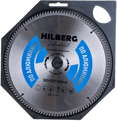 Пильный диск по алюминию 300*30*Т120 Industrial Hilberg HA300 - интернет-магазин «Стронг Инструмент» город Воронеж