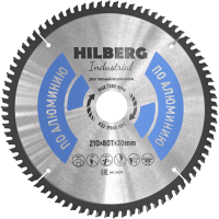 Пильный диск по алюминию 210*30*Т80 Industrial Hilberg HA210 - интернет-магазин «Стронг Инструмент» город Воронеж
