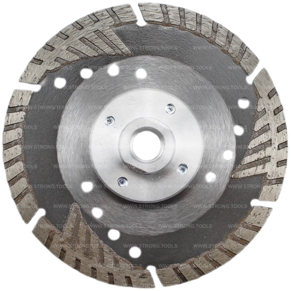 Алмазный диск с фланцем 125*М14*10мм Turbo-Segment Strong СТД-18700125 - интернет-магазин «Стронг Инструмент» город Воронеж